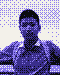 Pixel-art portrait of Linfeng Zheng